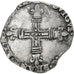 France, Louis XIII, 1/4 Ecu, Uncertain date, Saint-Palais, Silver, VF(30-35)