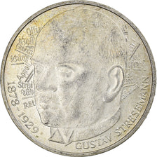 Duitsland, 5 Mark, Gustav Stresemann, 1978, Munich, Zilver, ZF+