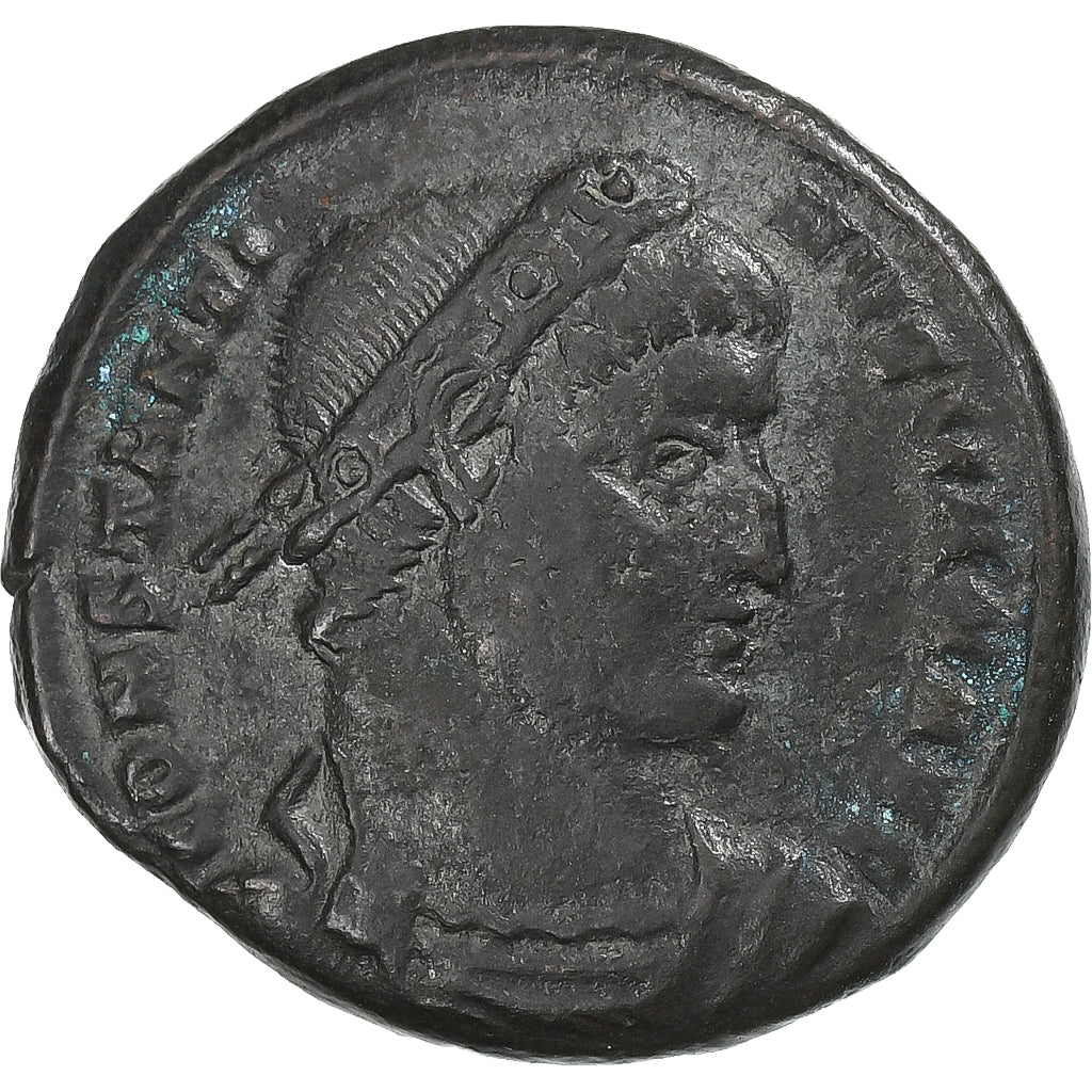 Constantijn I, Follis, 328-329, Nicomedia, Bronzen, ZF+