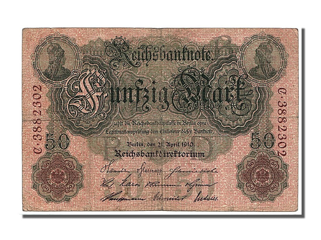 Biljet, Duitsland, 50 Mark, 1910, 1910-04-21, TTB