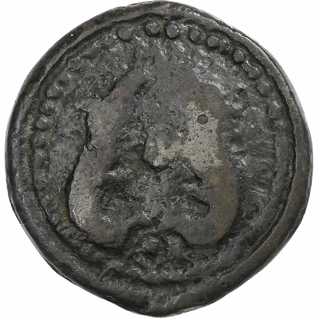 Suessiones, Potin aux animaux affrontés, 1st century BC, Bronze, VF(20-25)