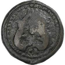 Suessiones, Potin aux animaux affrontés, 1st century BC, Bronze, VF(20-25)