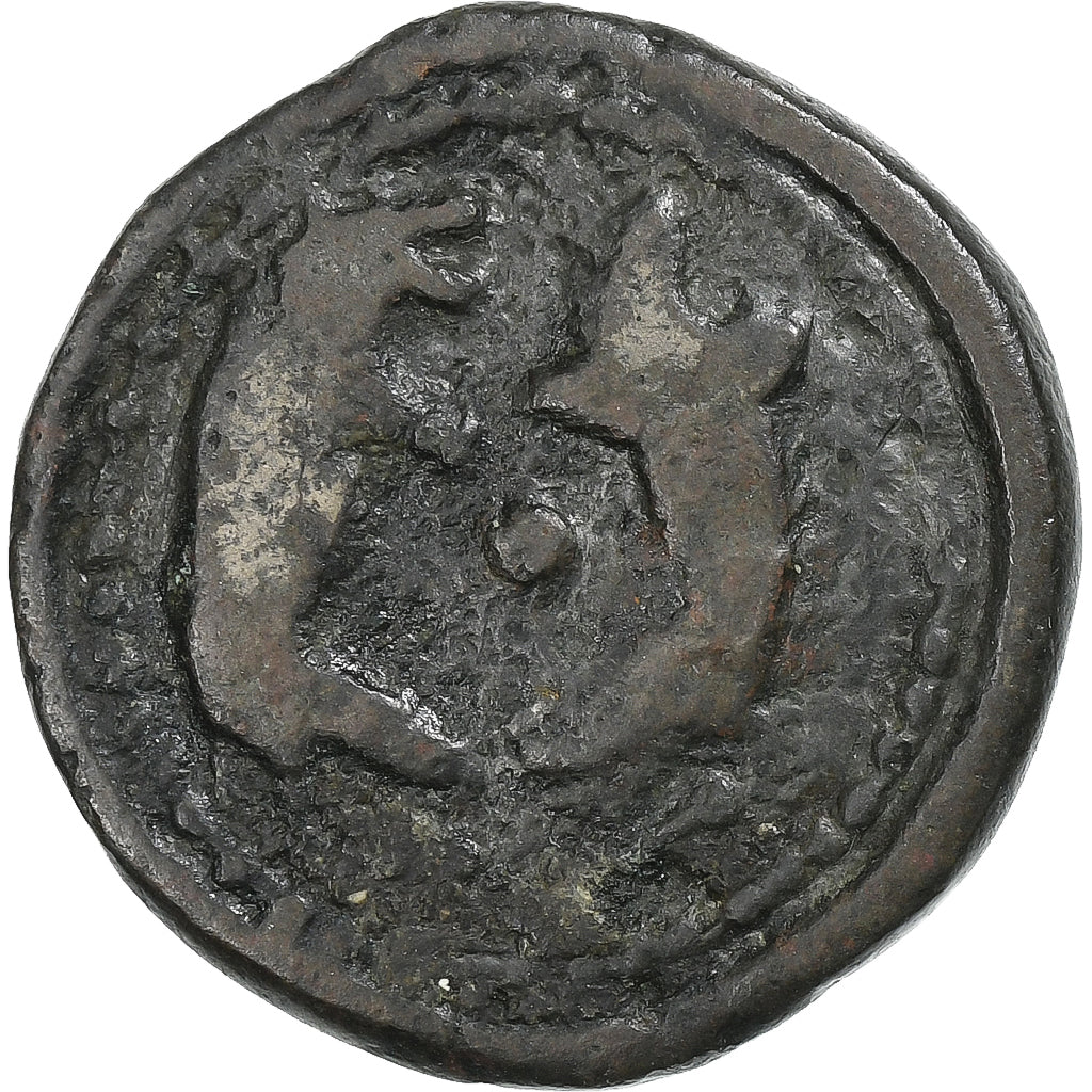 Suessiones, Potin aux animaux affrontés, 1st century BC, Bronze, VF(20-25)
