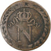 France, Napoleon I, 10 Centimes, 1808, Perpignan, FAUX, Bronze, VF(20-25)