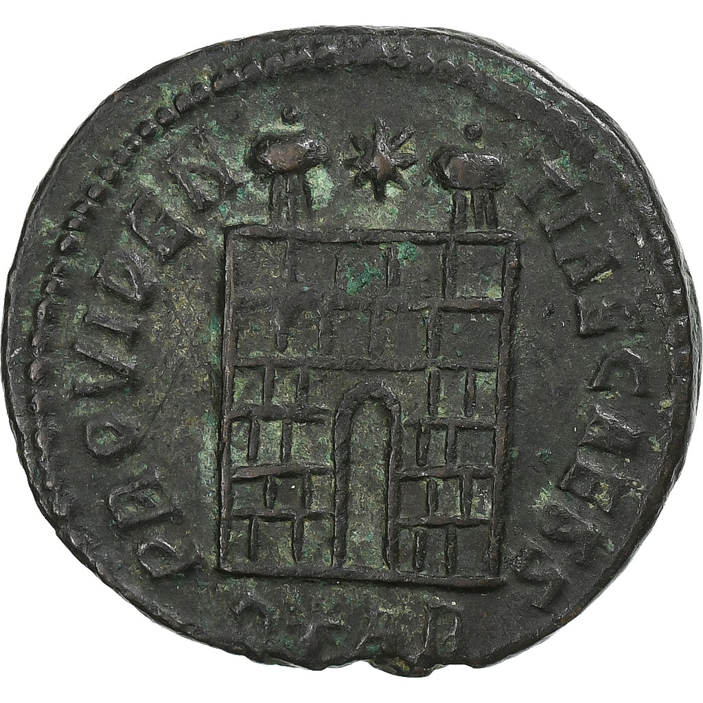 Constantius II, Follis, 324-325, Arles, Bronze, EF(40-45), RIC:276