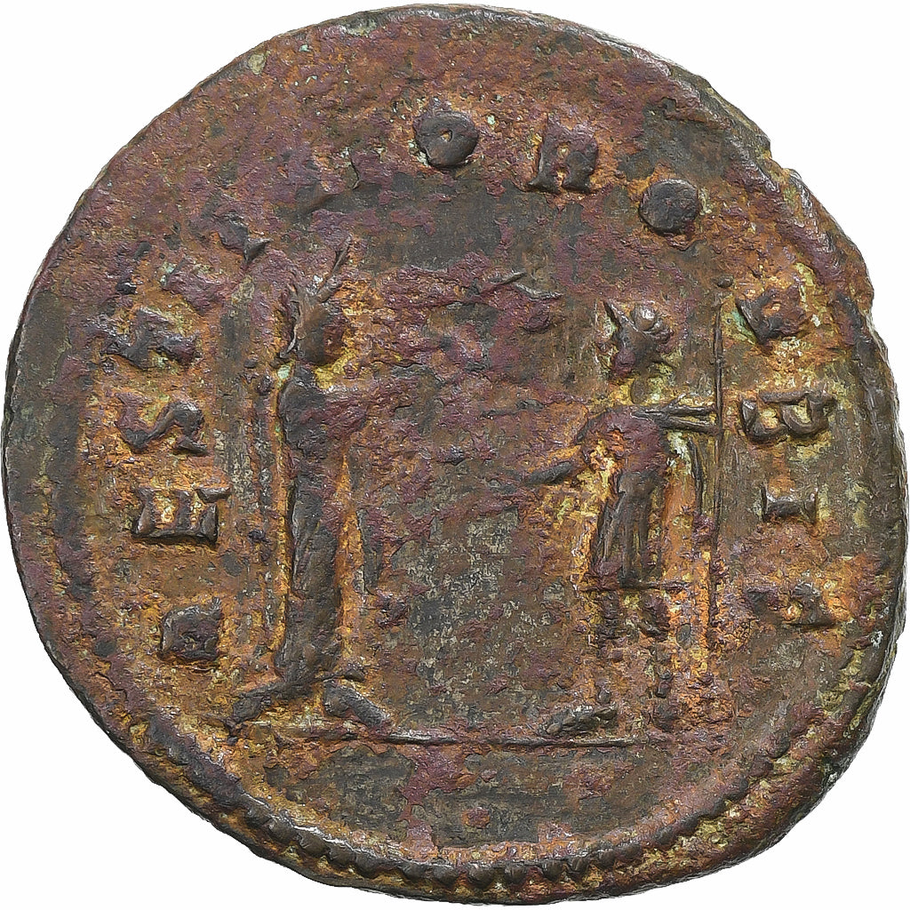 Aurélien, Antoninianus, 270-275, Cyzicus, Bronzen, FR+, RIC:348