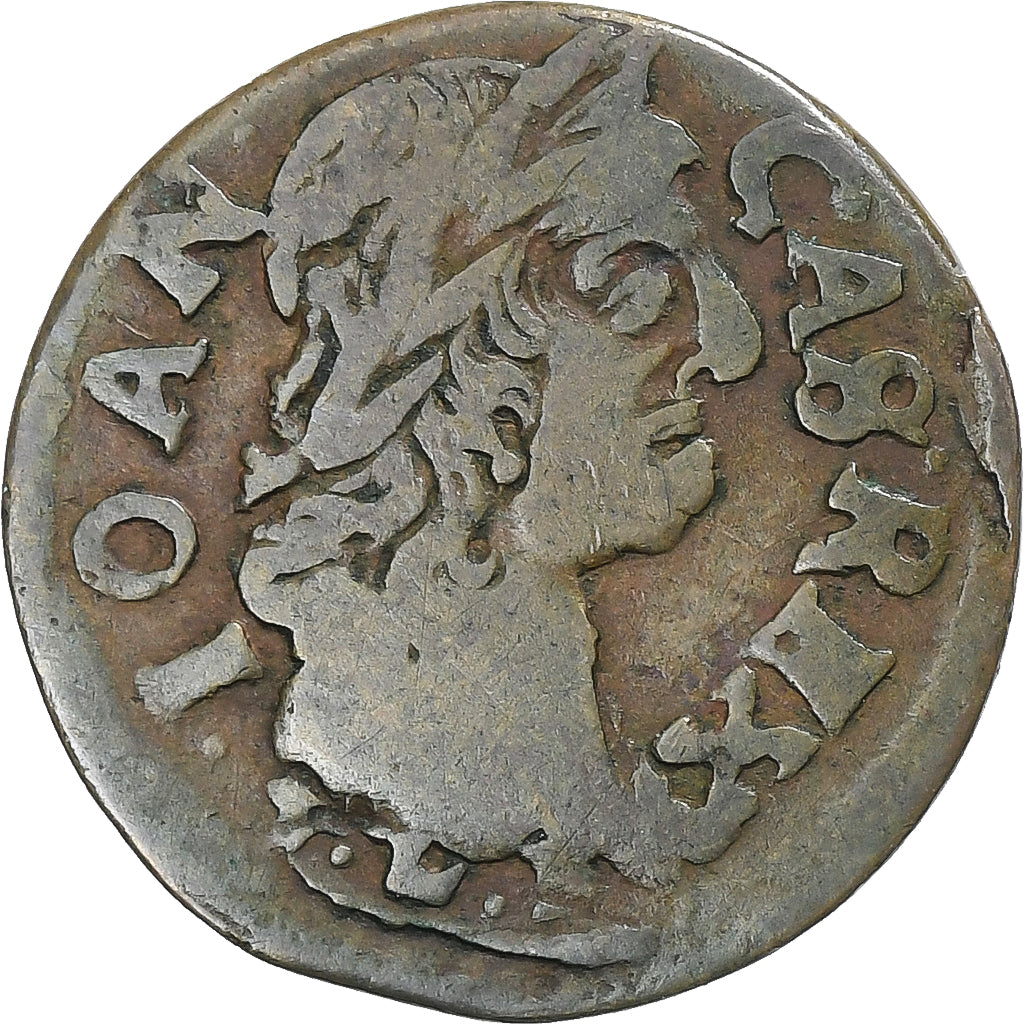 Poland–Lithuania, Johann II Casimir, Schilling, 1664, Ujazdów, Cobre, BC+