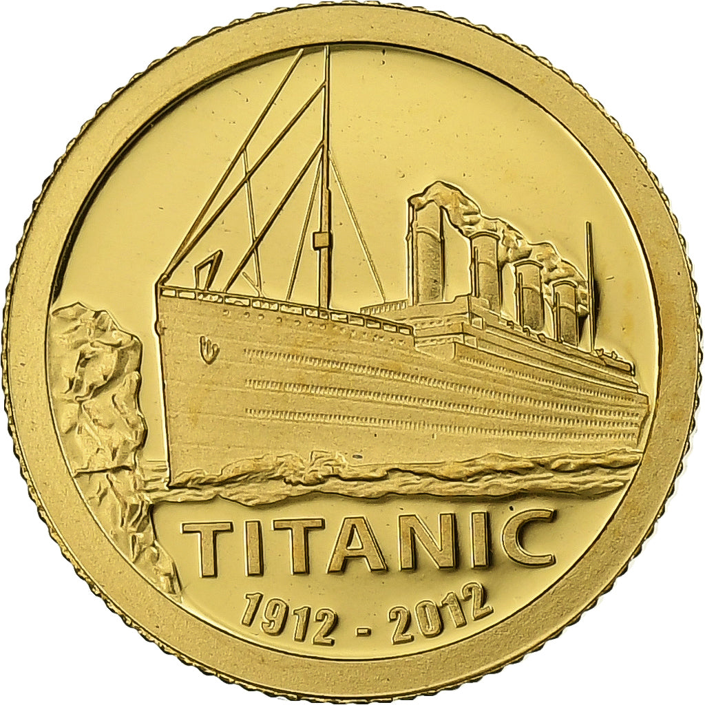 Cook Islands, 1 Dollar, Titanic, 100 Years Anniversary, 2012, Proof, Gold