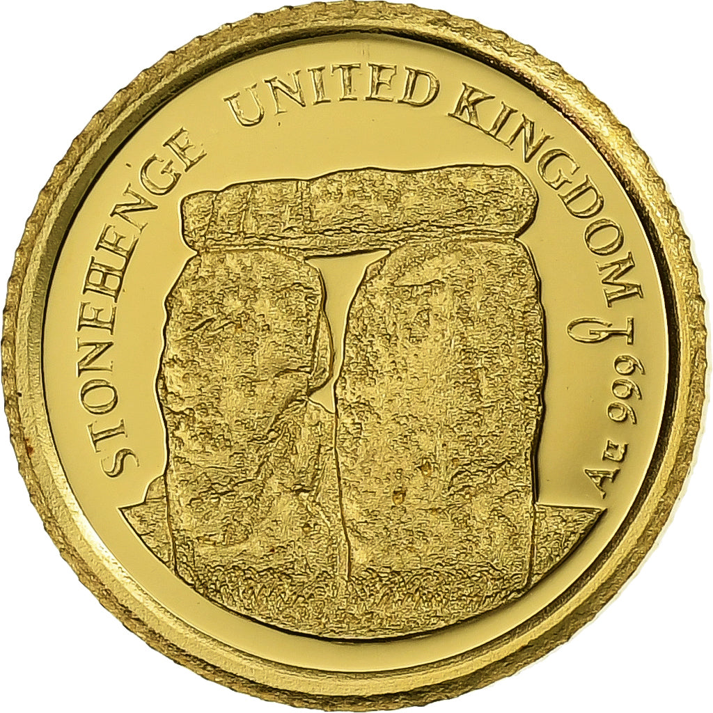 Figi, 10 Dollars, Stonehenge, 2010, FS, Oro, FDC