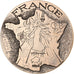 Francia, medaglia, La France, Semeuse rayonnante, n.d., Bronzo, Bret, SPL-