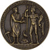 France, Medal, Bimillénaire de Lyon, Relief Antique d'Amator, 1958, Bronze
