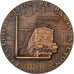 Francia, medalla, Électrification de Paris à Lyon, 1952, Bronce, EBC+