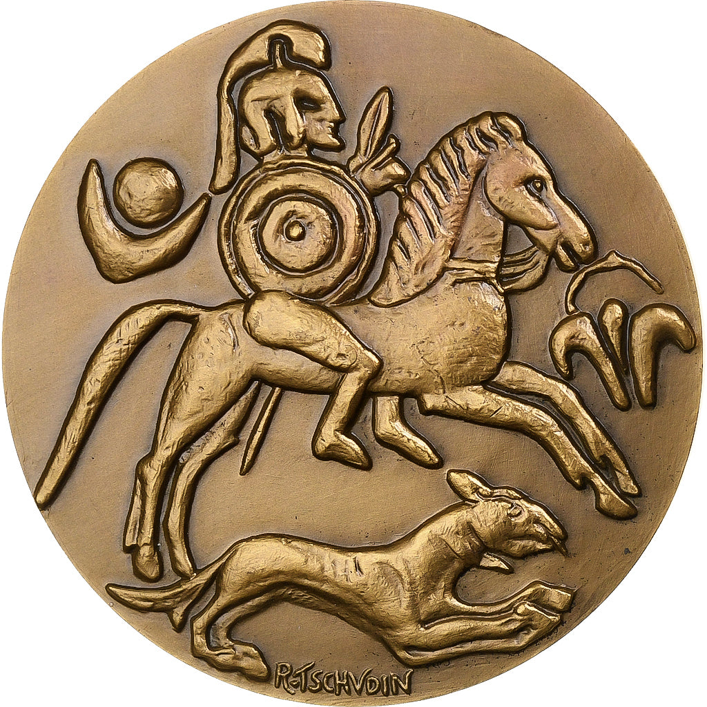 France, Medal, Unesco, Carthage, 1976, Bronze, Tschudin, MS(60-62)