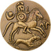 France, Medal, Unesco, Carthage, 1976, Bronze, Tschudin, MS(60-62)