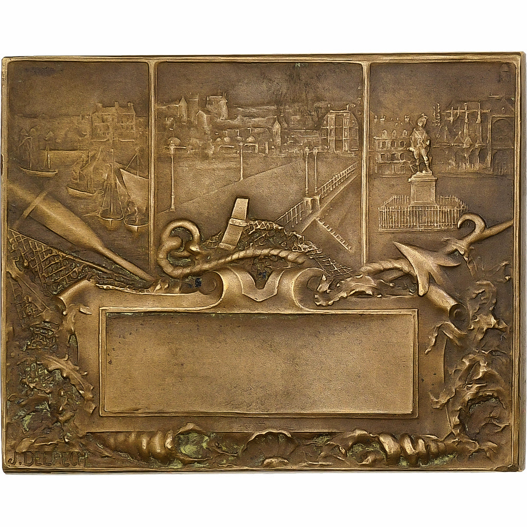 France, Médaille, Ville de Dieppe, n.d., Bronze, SUP, Delpech