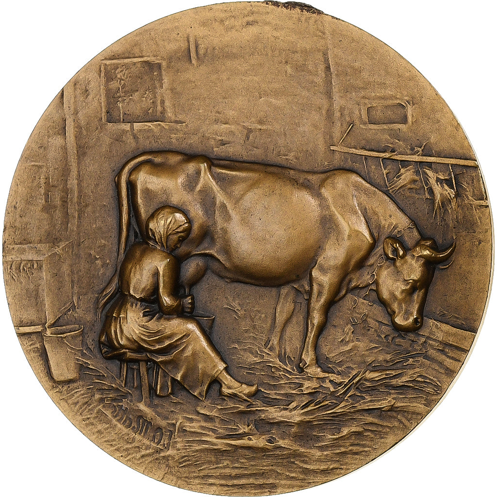 France, Medal, Médaille agricole, n.d., Bronze, MS(60-62)