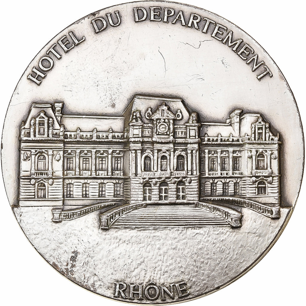 France, Medal, Conseil Général du Rhône, Hôtel du Département, n.d.