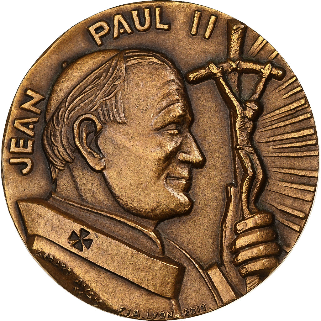 Frankrijk, Medaille, Jean-Paul II, Bicentenaire Jean-Marie Vianney, 1986