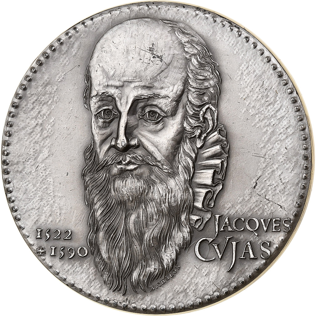 France, Medal, Notariat Français, Caisse des Dépôts, Jacques Cujas, 1975