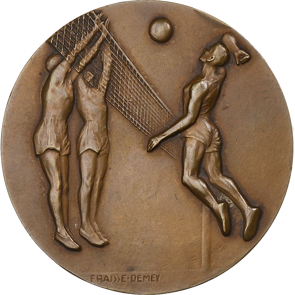 France, Medal, Volleyball, 1964, Bronze, Fraisse-Demey, AU(55-58)