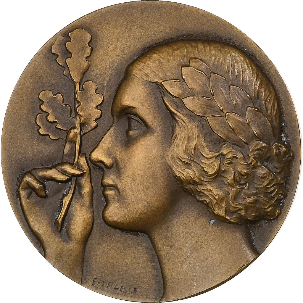 France, Médaille, Prix d'Excellence, 1948, Bronze, SUP, Fraisse