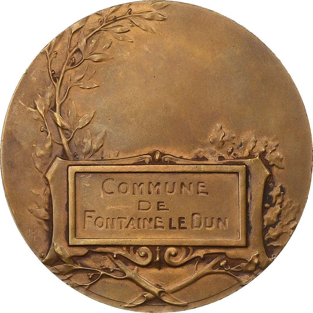 Frankrijk, Medaille, Cérès, Fontaine-le-Dun, n.d., Bronzen, Charles, PR