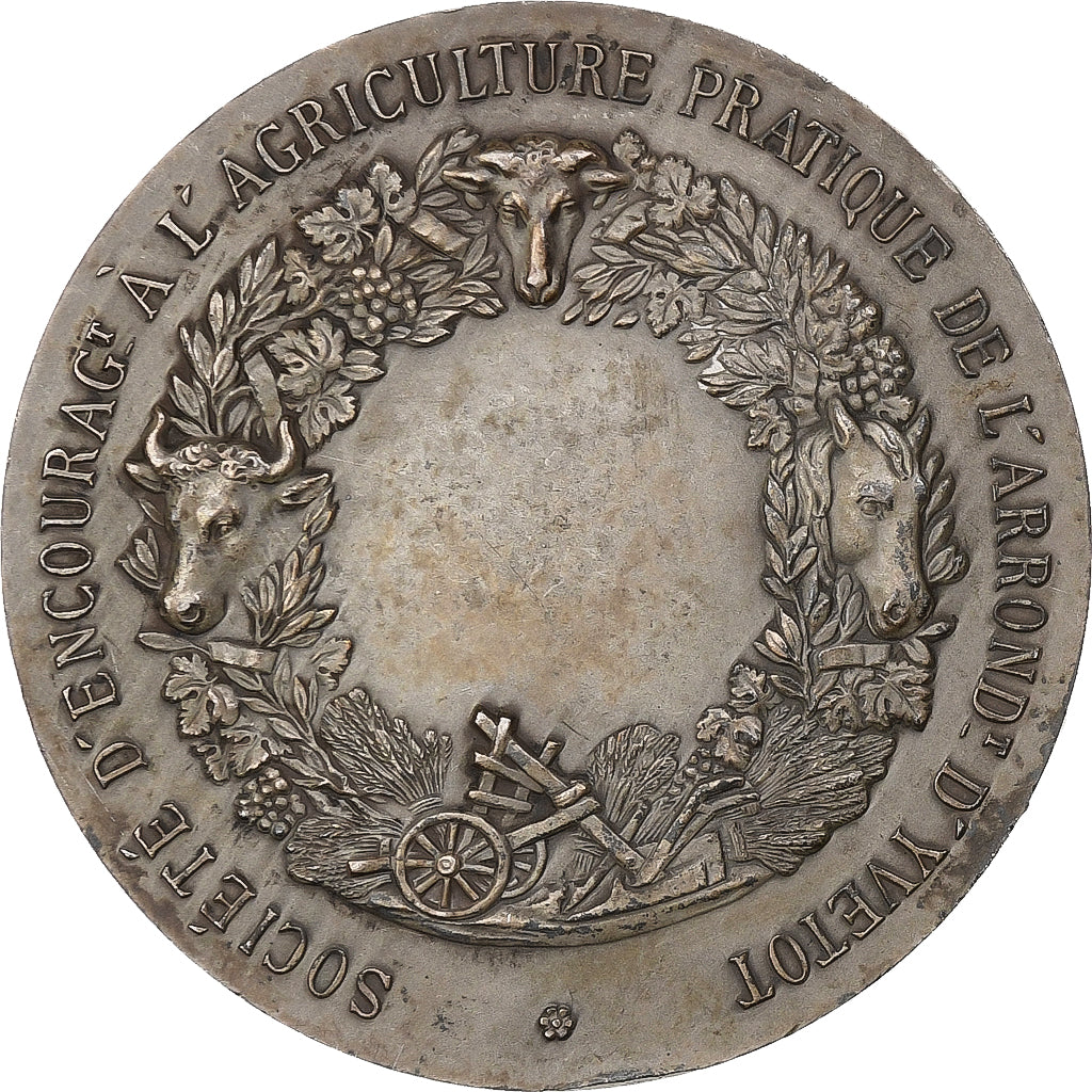 France, Medal, Société d'Encouragement à l'Agriculture d'Yvetot, n.d.