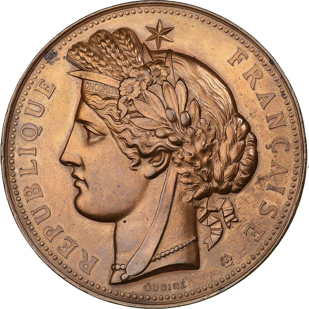 Francia, medaglia, Administration des Monnaies et Médailles, Centenaire, 1889