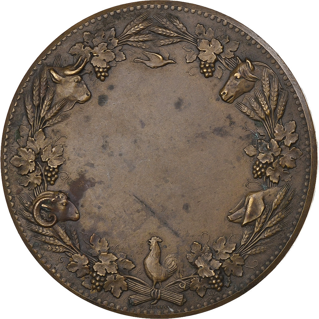 Frankreich, Medaille, Agriculture, Animaux de la Ferme, n.d., Bronze, VZ