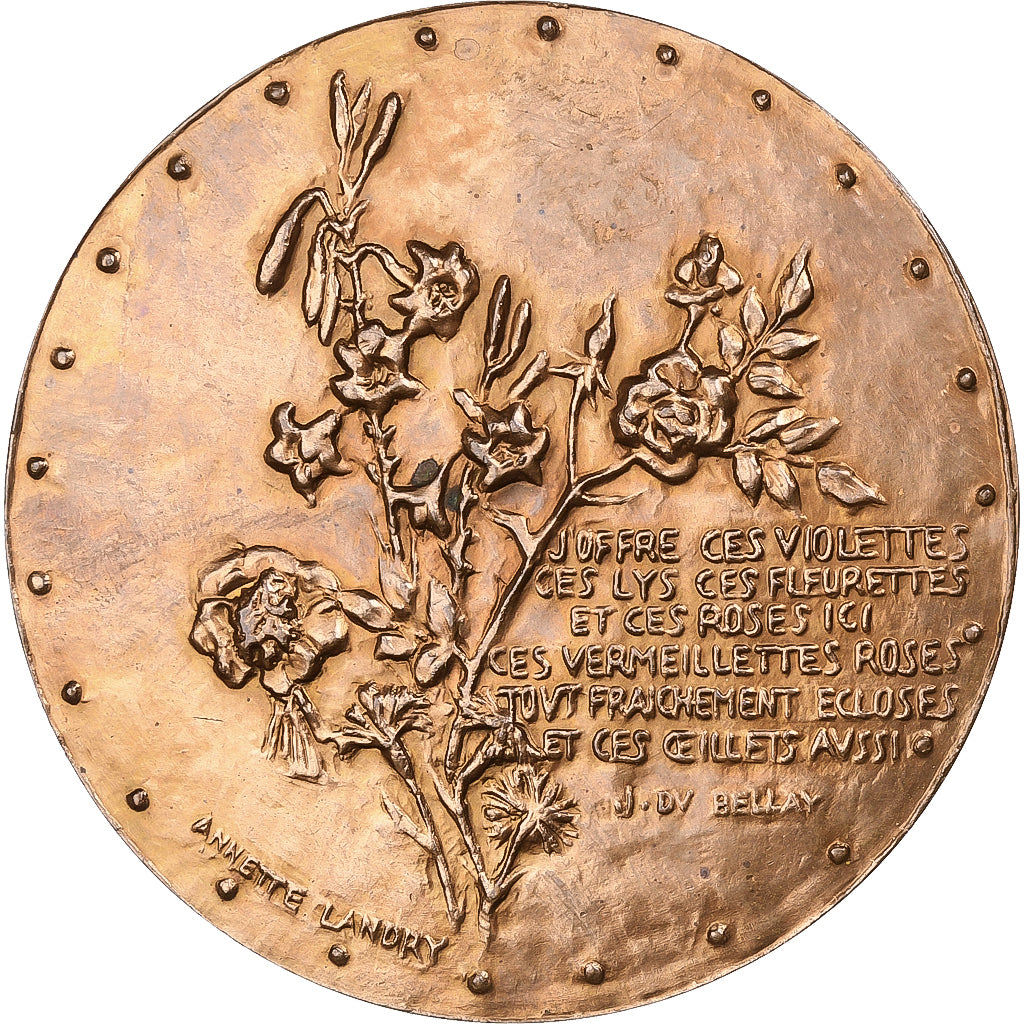 França, medalha, Fleurissement de la France, Loire-Atlantique, 1964, Bronze