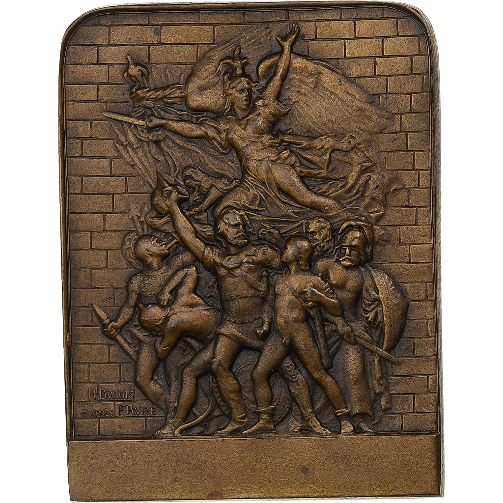 Frankreich, Plaque, Union des Sociétés d’éducation physique, n.d., Bronze