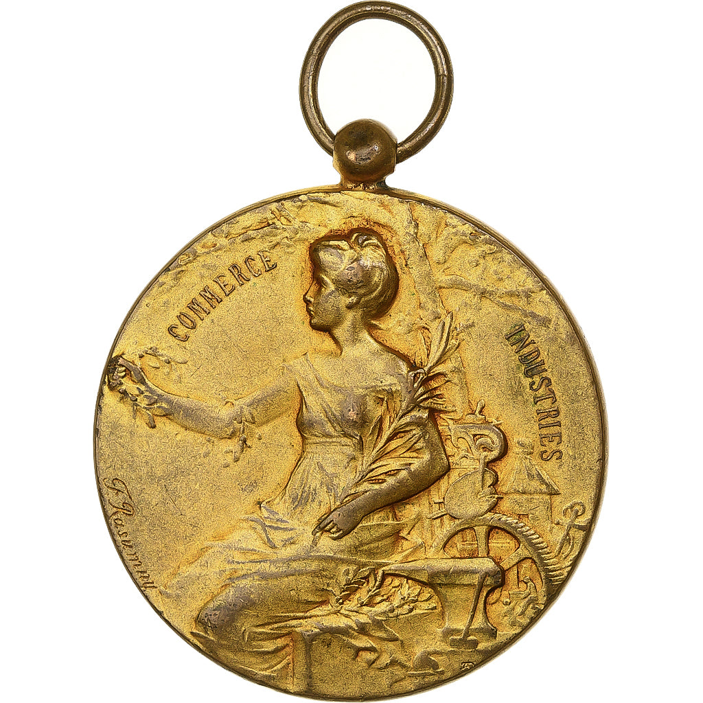Francia, medaglia, Chambre Syndicale Intermédiares et Mandataires, n.d., Bronzo