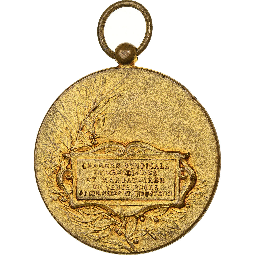 Francia, medaglia, Chambre Syndicale Intermédiares et Mandataires, n.d., Bronzo