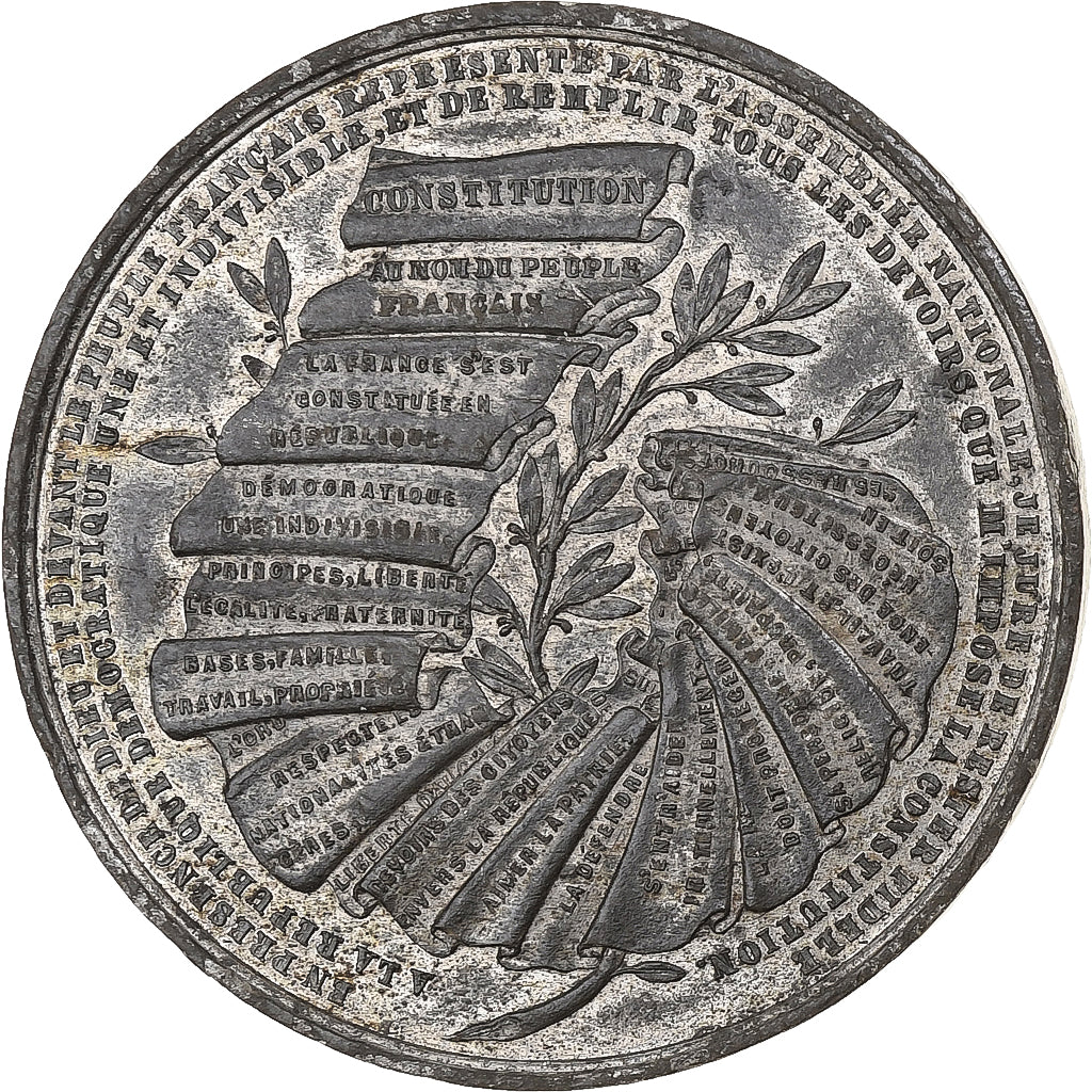 Francia, medaglia, Louis Napoléon Bonaparte, Président de la République