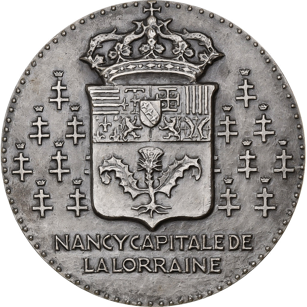 Francia, medalla, Nancy - Place Stanislas, 1955, Plata, Muller, EBC+