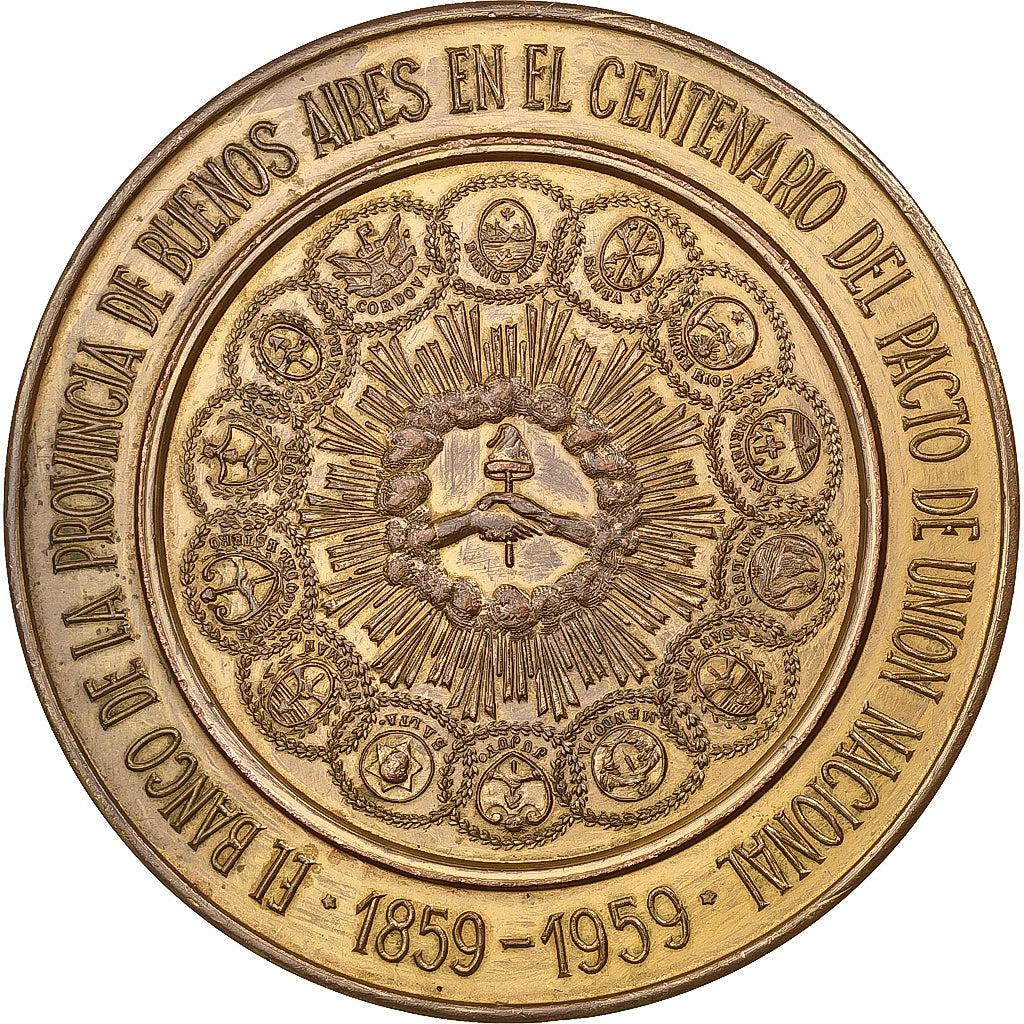 Argentinië, Medaille, Centenary of the Pact of San José, National Union, 1959