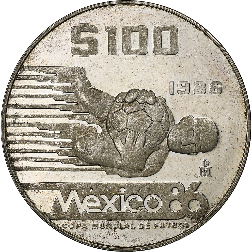 Messico, 100 Pesos, Football World Championship, Mexico 1986, 1986, Mexico City
