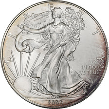 United States, 1 Dollar, 1 Oz, Silver Eagle, 2009, Philadelphia, Silver
