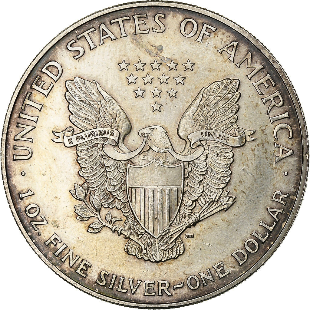 United States, 1 Dollar, 1 Oz, Silver Eagle, 1995, Philadelphia, Silver