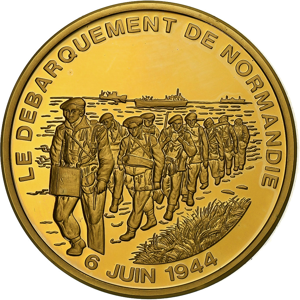 Frankreich, Medaille, LIbération de Paris, n.d., Copper Gilt, PP, UNZ