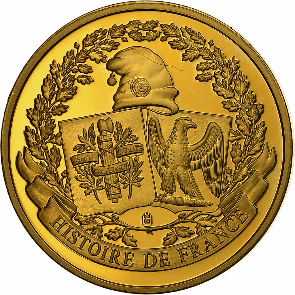 Frankreich, Medaille, Débarquement de Normandie, n.d., Copper Gilt, PP, UNZ