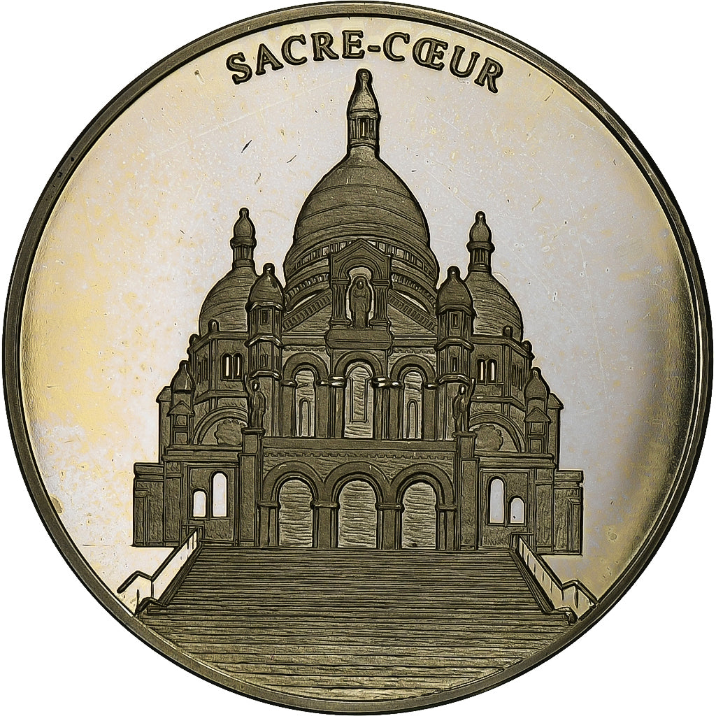 Francia, medaglia, Paris - Sacré Coeur, n.d., Rame-nichel, FS, SPL