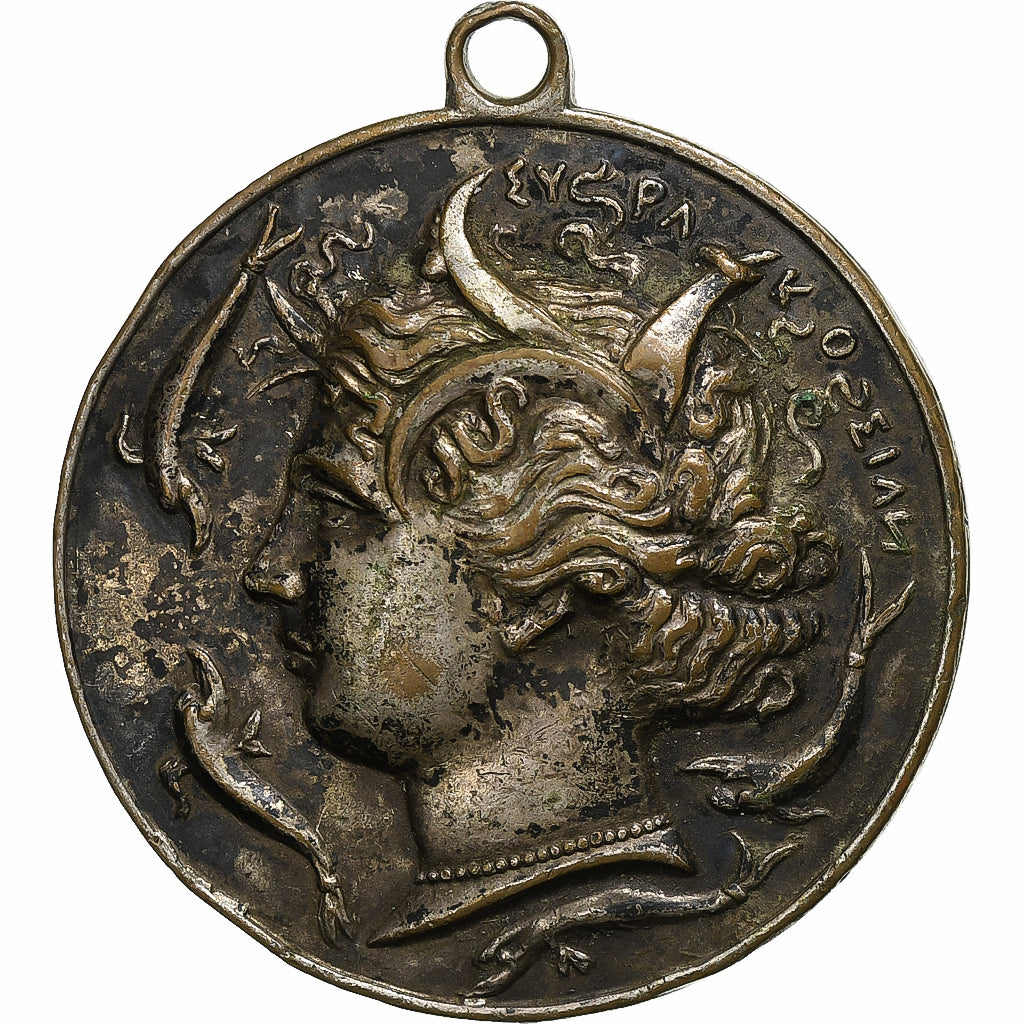 Frankreich, Medaille, Sicile, Reproduction du Tétradrachme de Syracuse, n.d.