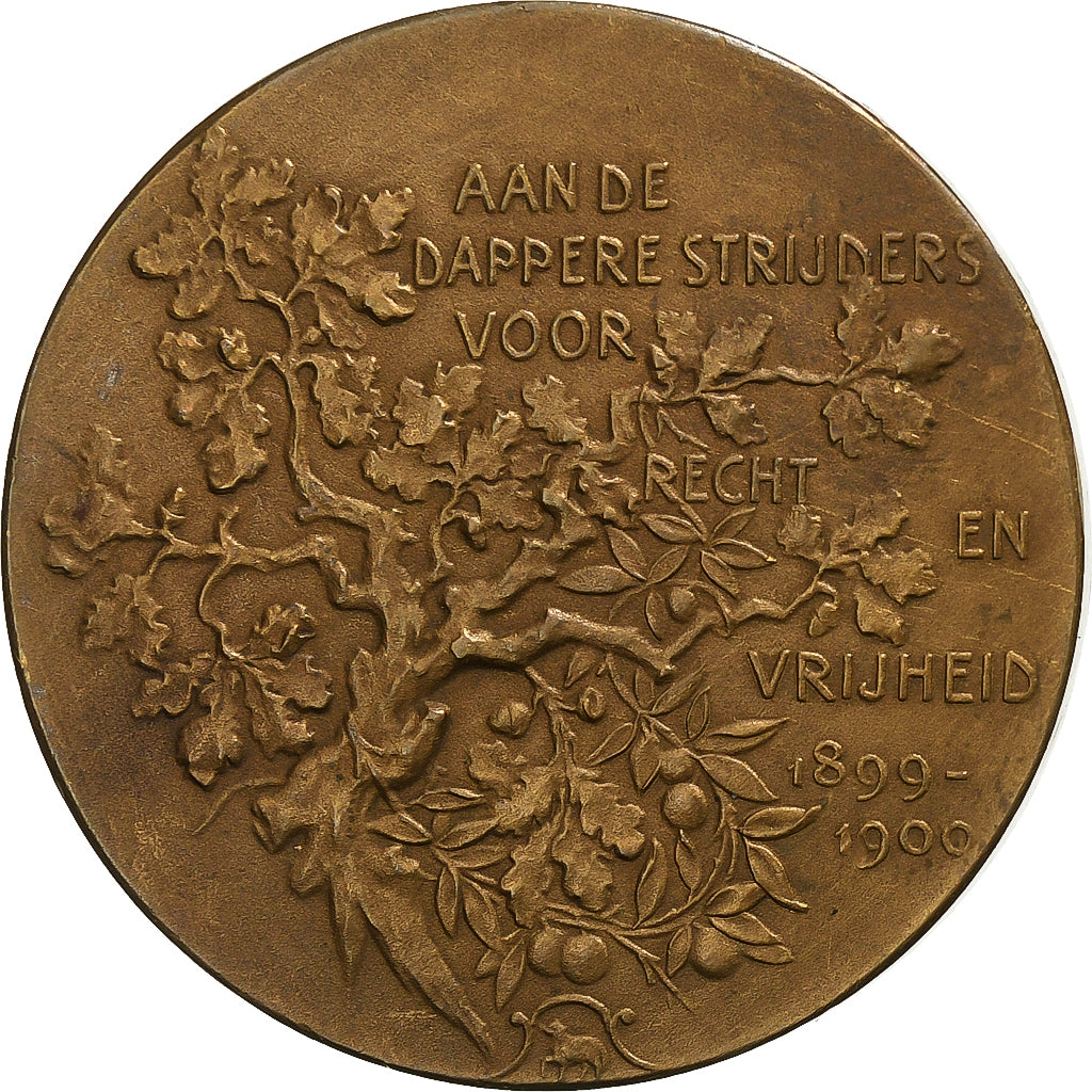 South Africa, Medal, Paul Kruger, Boer War Injured Veterans, 1900, Bronze