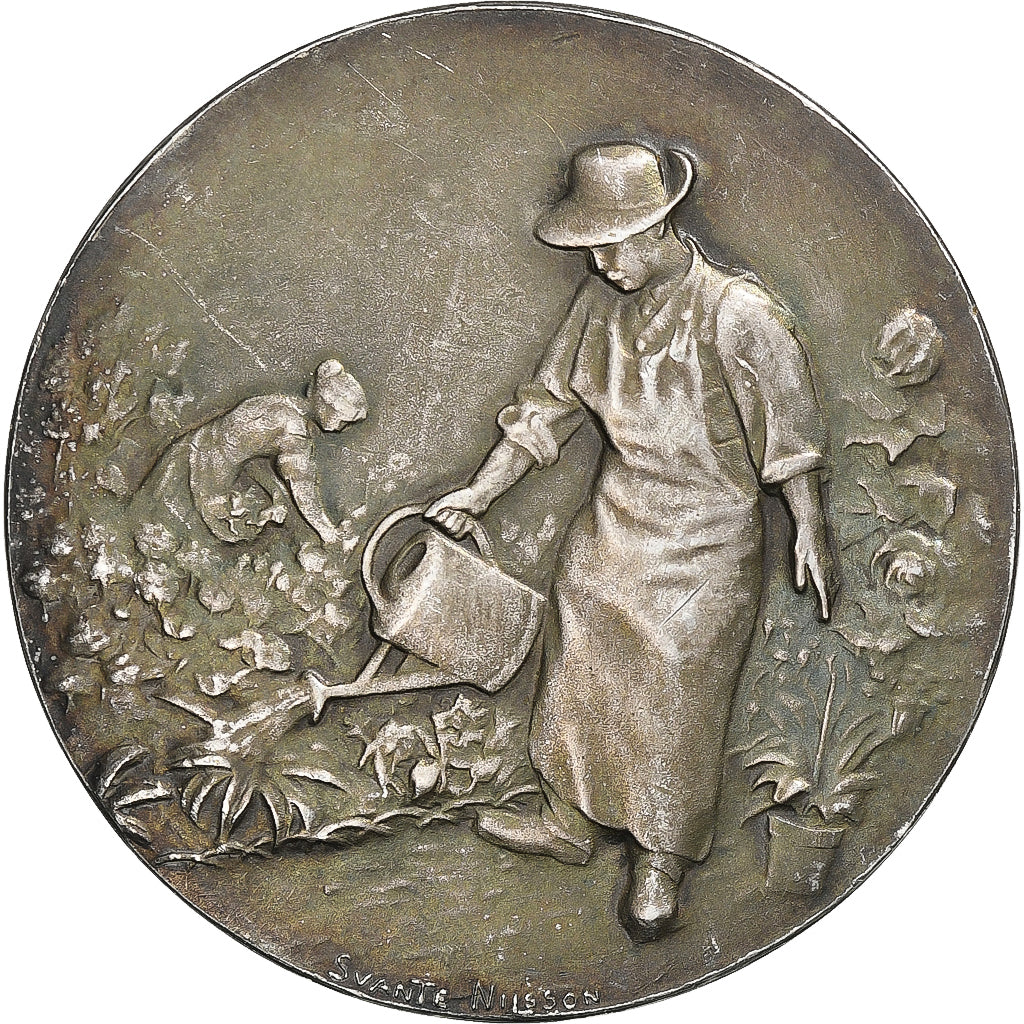 Francja, medal, Horticulture, Jardins, n.d., Métal, Nilsson, AU(55-58)