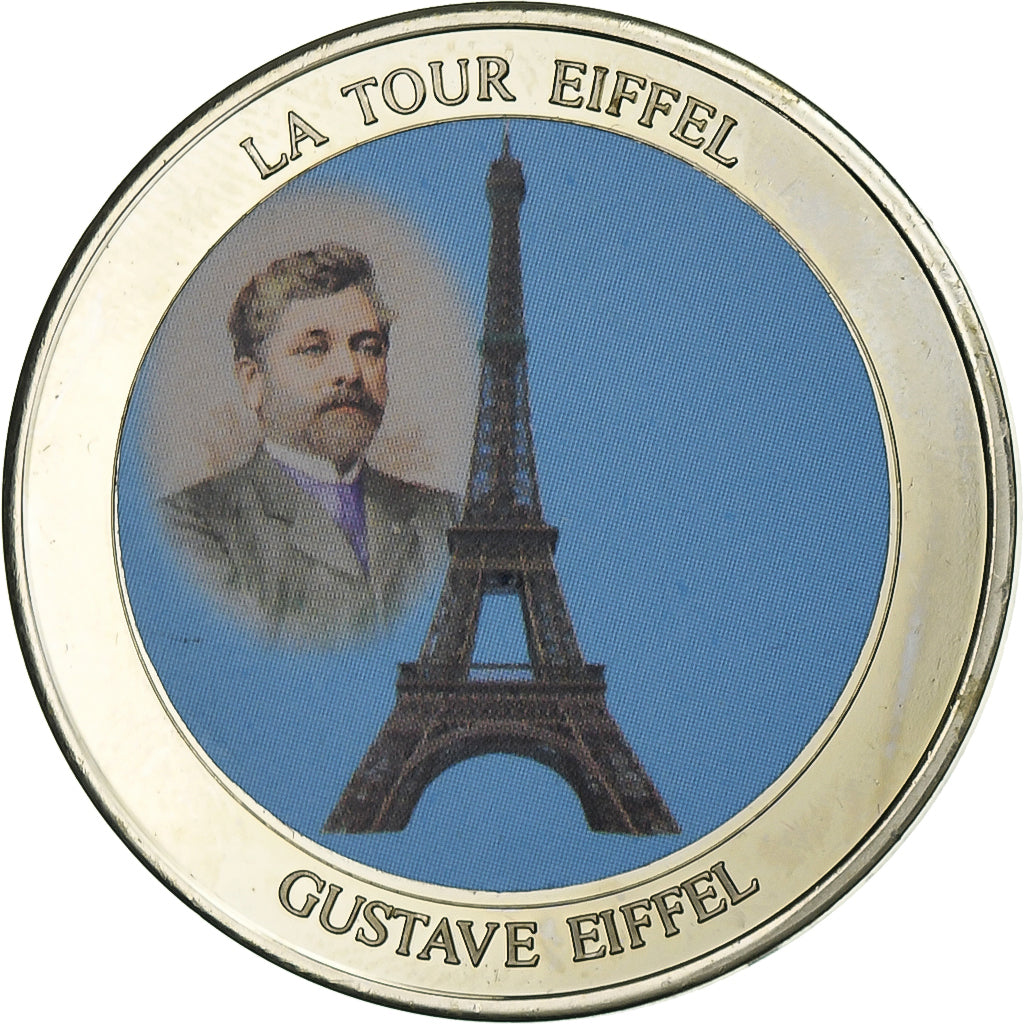 France, Medal, Tour Eiffel, n.d., Copper-nickel, Proof, AU(55-58)