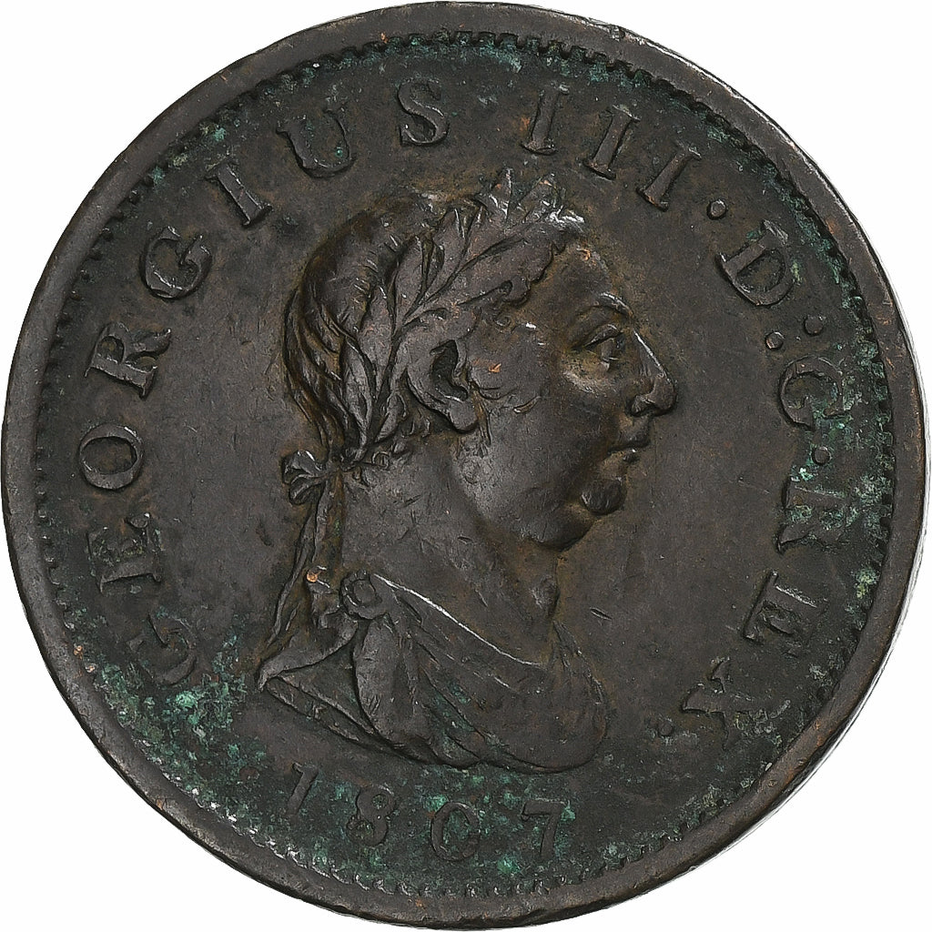 Great Britain, George III, Penny, 1807, Soho, Copper, VF(30-35)