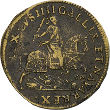 Francia, ficha, Henri IV, 1596, Ottone, MB+