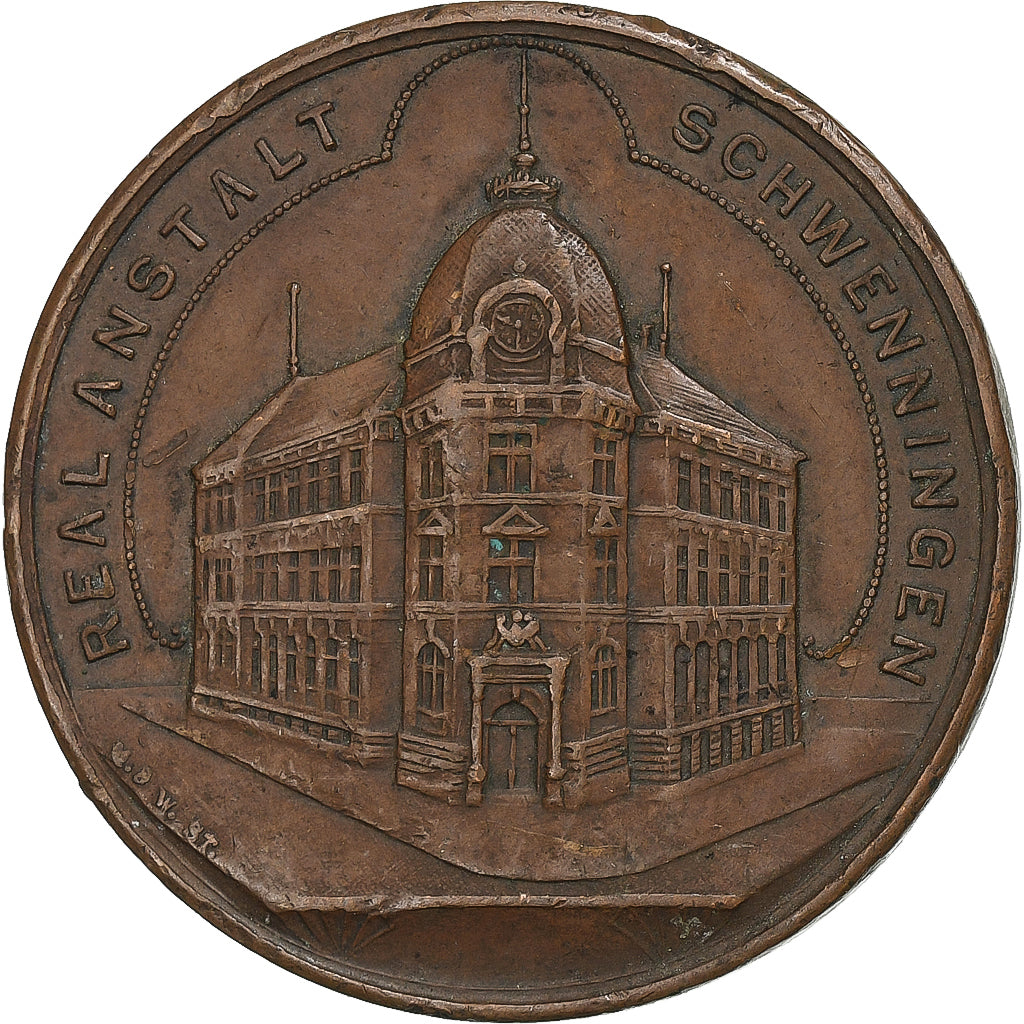 Germany, Medal, Real anstalt Schwenningen, 1902, Copper, AU(50-53)