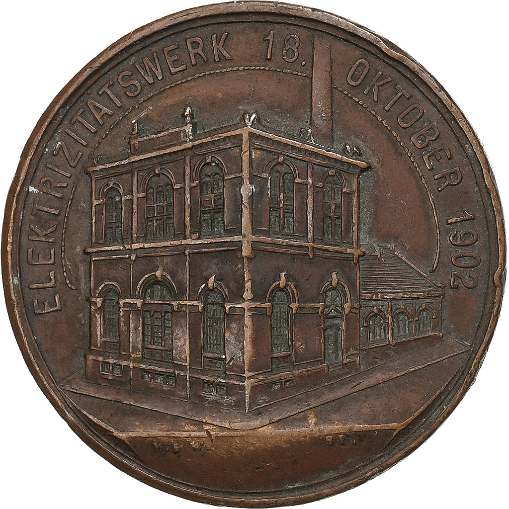 Germany, Medal, Real anstalt Schwenningen, 1902, Copper, AU(50-53)